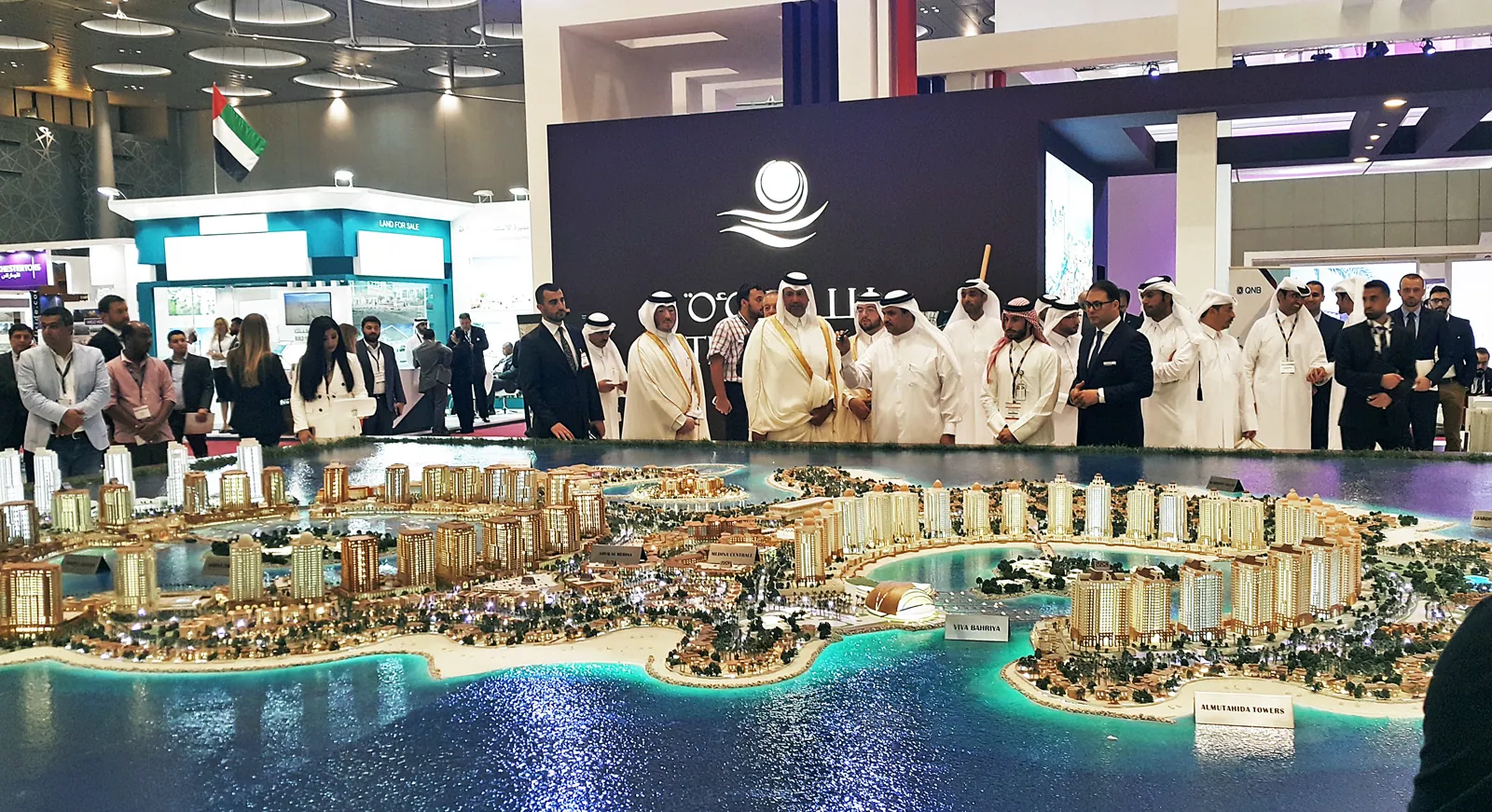 The Pearl-Qatar Scale Model at Cityscape Qatar – TNBuilt West