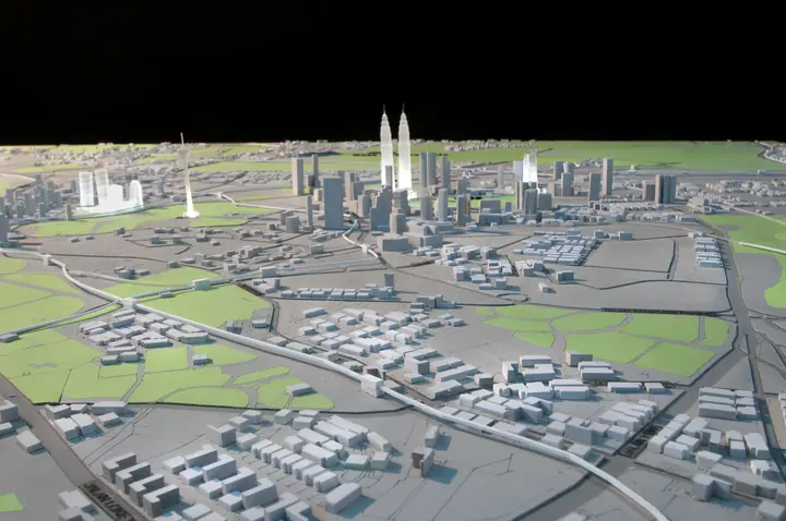 مجسم خريطة ثلاثية الأبعاد للمدينة مجسم من إنتاج TNBuilt West, عرض 4