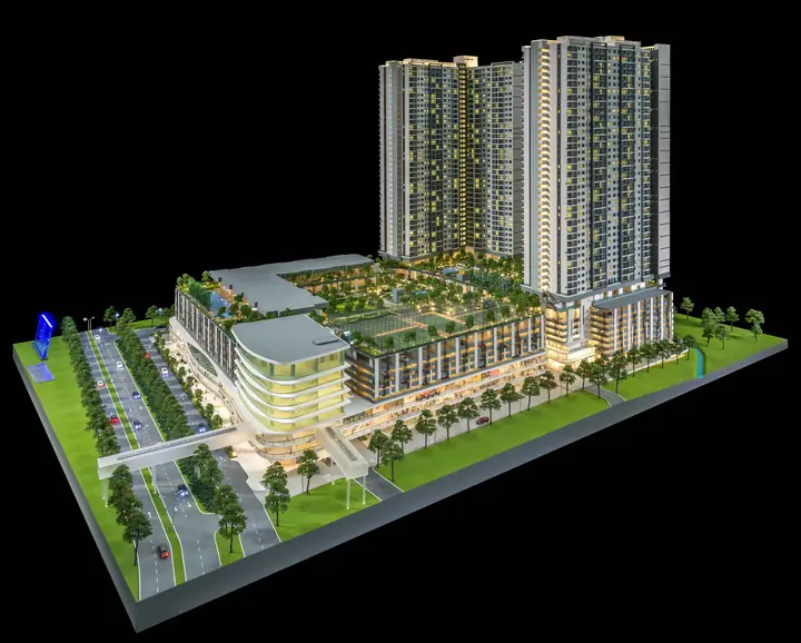 Condominium & Podium Development scale model by TNBuilt West, view 3