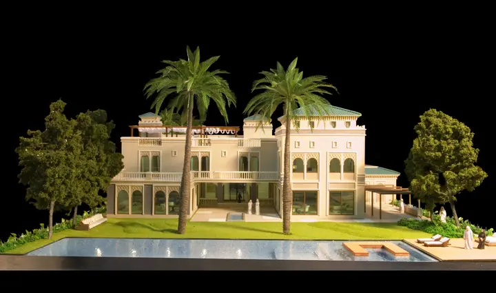 فيلا غولف في دبي مجسم من إنتاج TNBuilt West