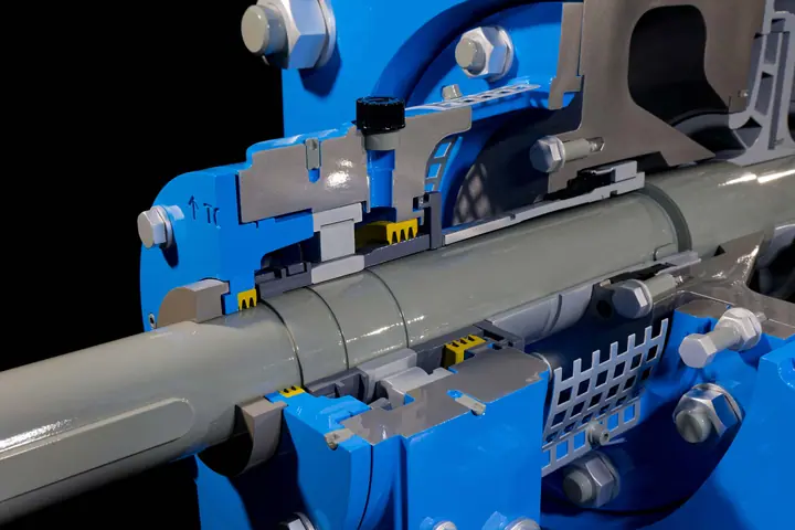 Düchting Pump, Sectional Cut Model – 1:1 scale model by TNBuilt West, view 4