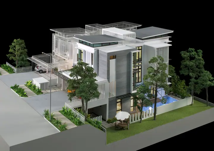 فيلا عائلية مجسم من إنتاج TNBuilt West