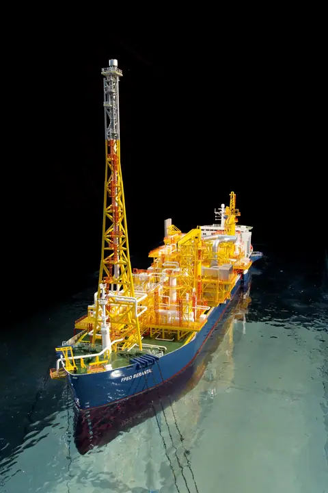 FPSO Berantai, Petrofac – 1:200 maqueta de TNBuilt West, vista 3