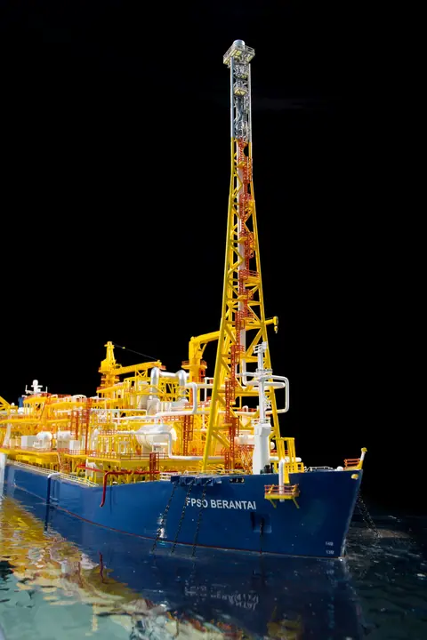FPSO Berantai, Petrofac – 1:200 maqueta de TNBuilt West, vista 4