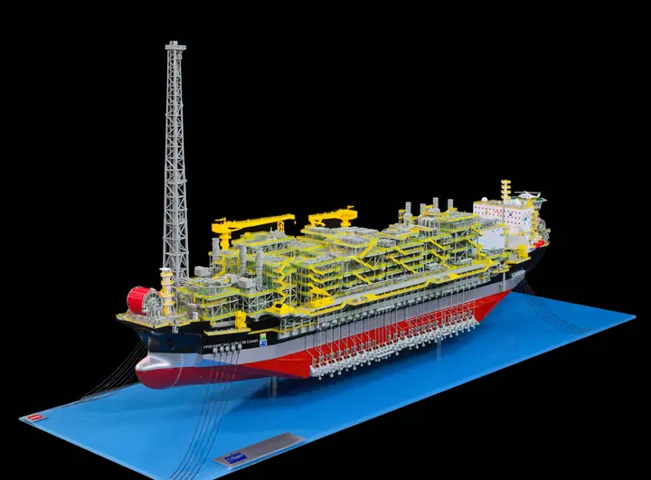 “Marechal Duque de Caxias” MERO3 FPSO by MISC Berhad – 1:250 scale model by TNBuilt West, view 3
