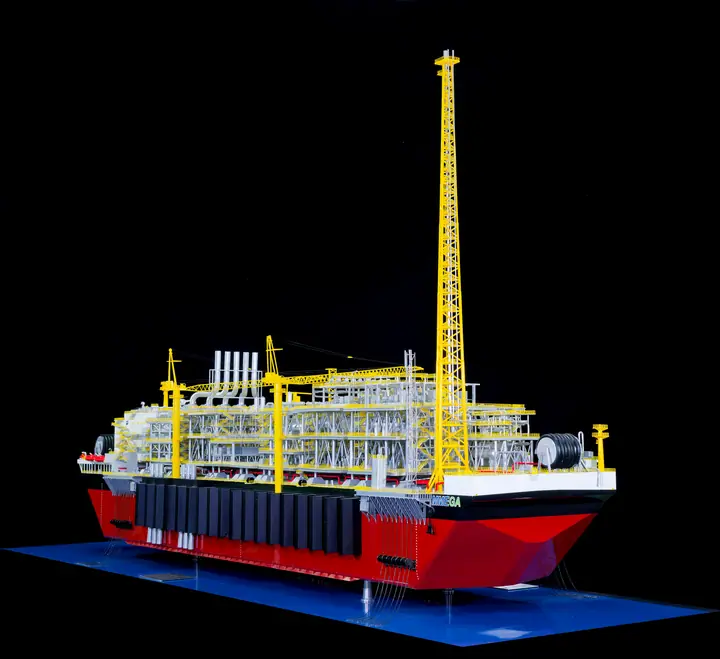 “MMEGA” FPSO من MISC Berhad – 1:250 مجسم من إنتاج TNBuilt West, عرض 4