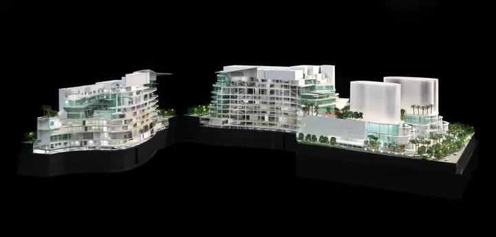Gurney Paragon Mall, Vistas em Corte – 1:150 maquete da TNBuilt West, vista 6