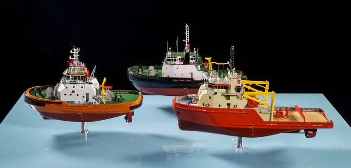 Hafen- & Offshore-Schlepper – 1:100 Maßstabsmodell von TNBuilt West