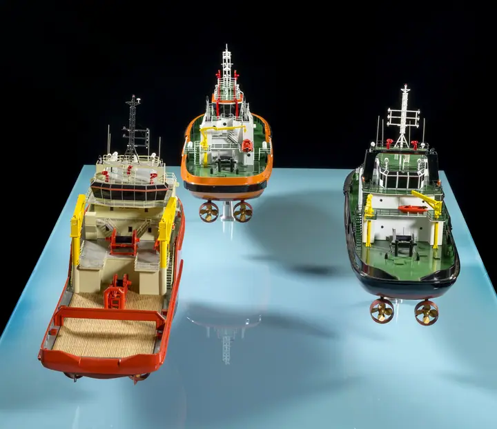 Harbor & Offshore Tug Boats – 1:100 scale model by TNBuilt West, view 5
