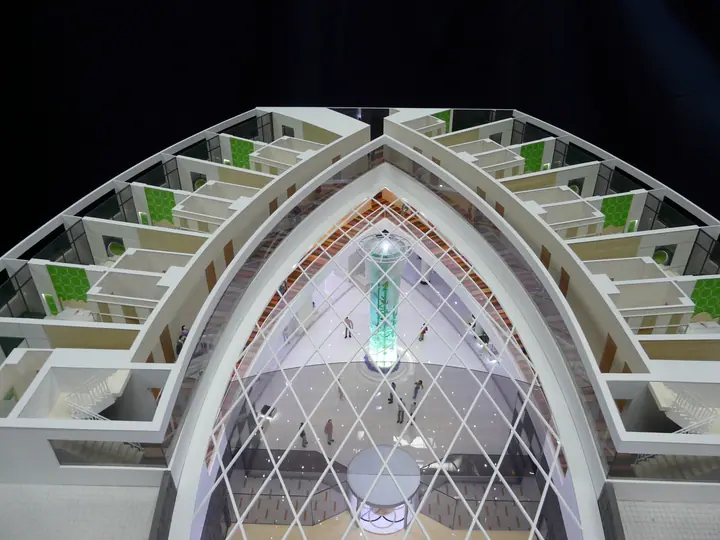 Geplantes Hotel Kleindienst an der Dubai Waterfront – 1:40 Maßstabsmodell von TNBuilt West, ansehen 5