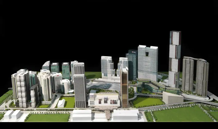 KL Sentral Development – 1:500 Maßstabsmodell von TNBuilt West