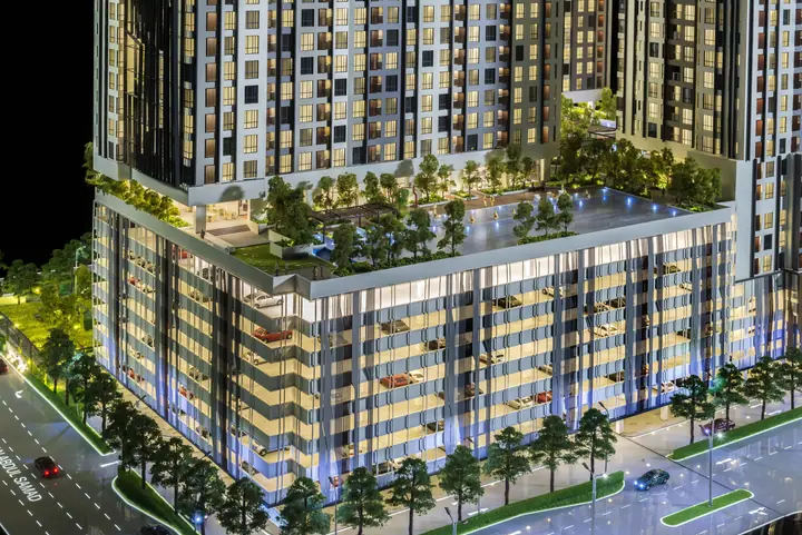 Luxuriöse Eigentumswohnungstürme Maßstabsmodell von TNBuilt West, ansehen 5