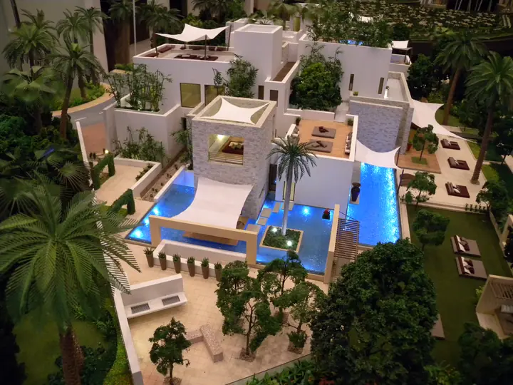 فيلا بطراز معماري شرق أوسطي مجسم من إنتاج TNBuilt West