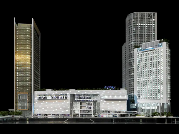 KL Sentral Lot G (NU Sentral)، واجهة LCD حيّة – 1:150 مجسم من إنتاج TNBuilt West, عرض 4