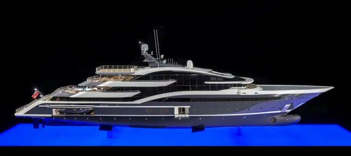 “DAR” (heute “Luna”) Superyacht von OCEANCO – 1:50 Maßstabsmodell von TNBuilt West, ansehen 3