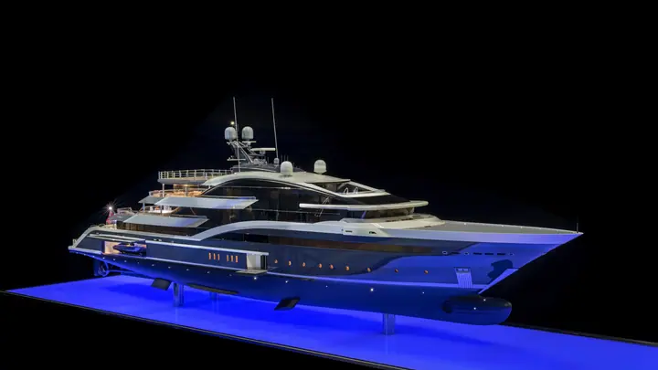 «DAR» (حاليًا «Luna») يخت فاخر من OCEANCO – 1:50 مجسم من إنتاج TNBuilt West, عرض 4
