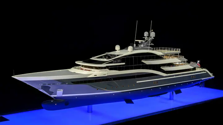 “DAR” (heute “Luna”) Superyacht von OCEANCO – 1:50 Maßstabsmodell von TNBuilt West, ansehen 5