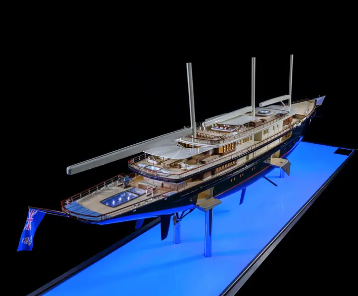 “Koru” Superyacht von OCEANCO – 1:50 Maßstabsmodell von TNBuilt West, ansehen 4