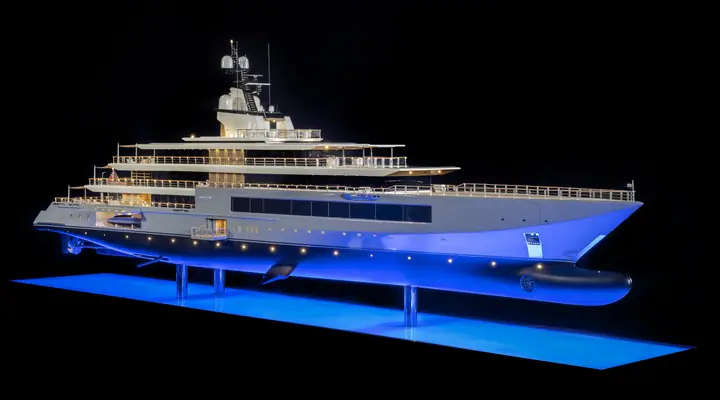 “Seven Seas” Superyacht von OCEANCO – 1:50 Maßstabsmodell von TNBuilt West, ansehen 2