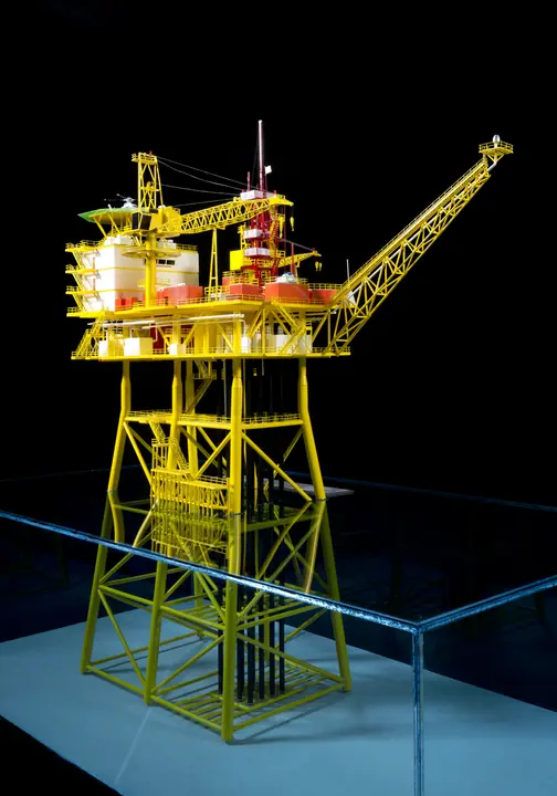 Plataforma Offshore Fija (Jacket) – 1:100 maqueta de TNBuilt West, vista 5