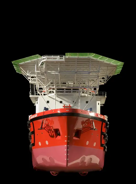 Buque de Apoyo y Mantenimiento Offshore de 75 m – 1:75 maqueta de TNBuilt West, vista 6