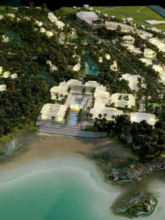 Onna Beach Resort @ Okinawa, Japan – 1:1500 scale model by TNBuilt West, view 4