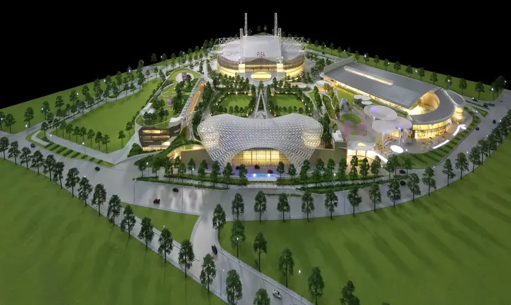 Geplantes PISA-Projekt in Penang – 1:150 Maßstabsmodell von TNBuilt West