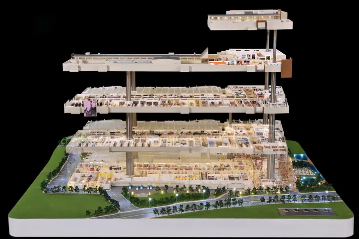 Setia City Mall, ausziehbares Modell mit mehreren Ebenen – 1:250 Maßstabsmodell von TNBuilt West