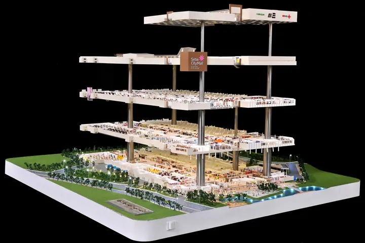 Setia City Mall, Maqueta Multinivel Expandible – 1:250 maqueta de TNBuilt West, vista 2