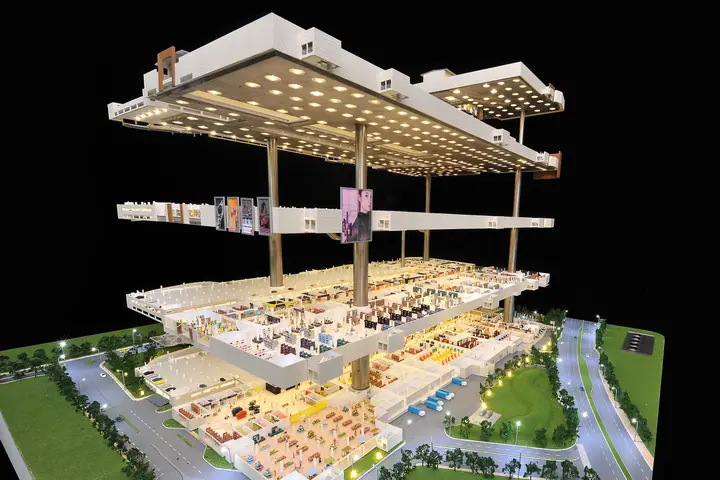 Setia City Mall, Maqueta Multinivel Expandible – 1:250 maqueta de TNBuilt West, vista 3