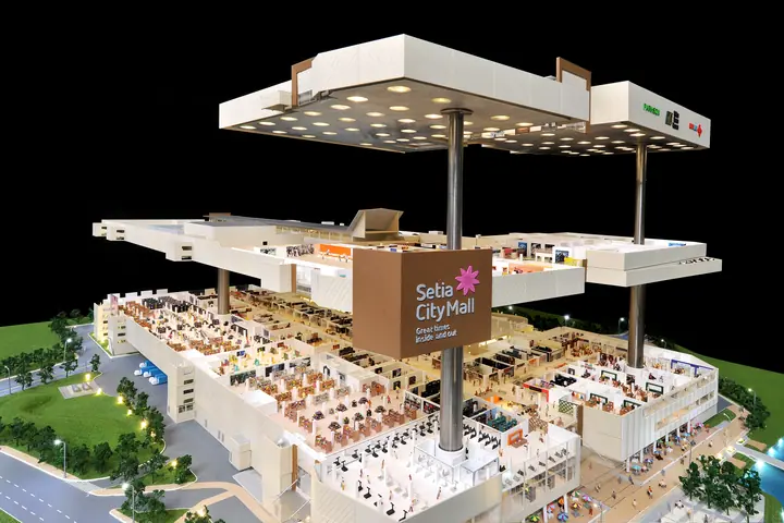 Setia City Mall, Maqueta Multinivel Expandible – 1:250 maqueta de TNBuilt West, vista 5