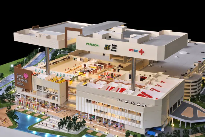 Setia City Mall, Maqueta Multinivel Expandible – 1:250 maqueta de TNBuilt West, vista 6
