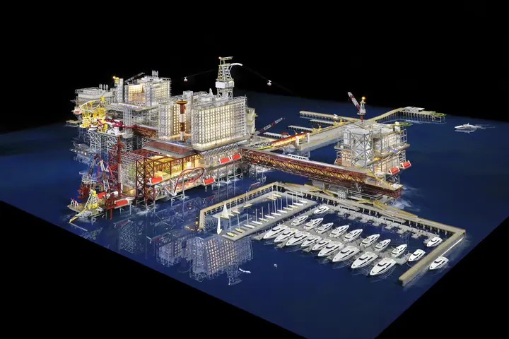 THE RIG، المملكة العربية السعودية – 1:400 مجسم من إنتاج TNBuilt West