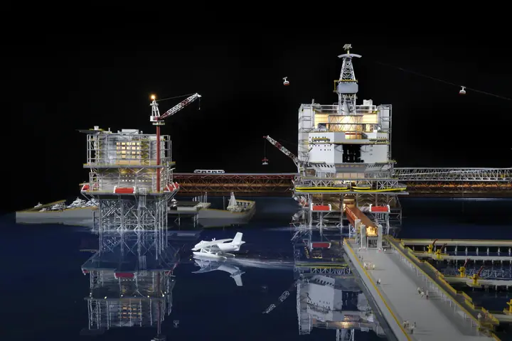 THE RIG scale model by TNBuilt West