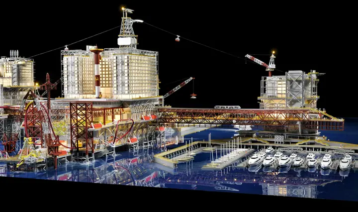 THE RIG, Arabia Saudí – 1:400 maqueta de TNBuilt West, vista 5