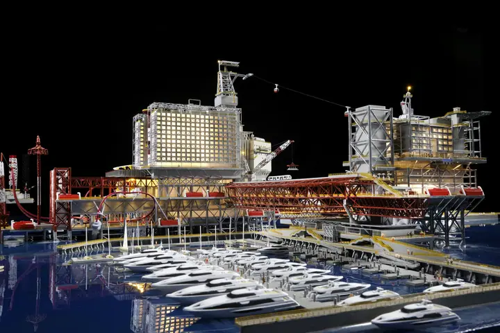 THE RIG, Arabia Saudí – 1:400 maqueta de TNBuilt West, vista 6