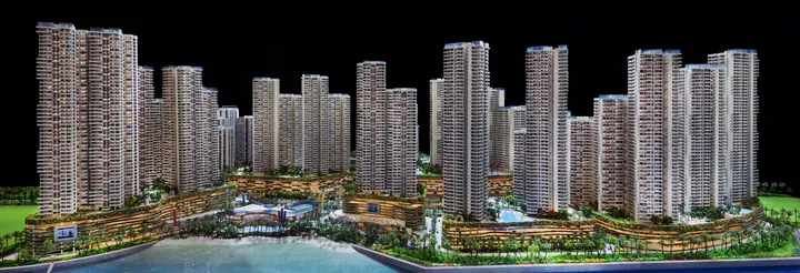 Promoción Marina Frente al Mar maqueta de TNBuilt West