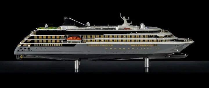 “World Explorer” سفينة رحلات بحرية – 1:100 مجسم من إنتاج TNBuilt West