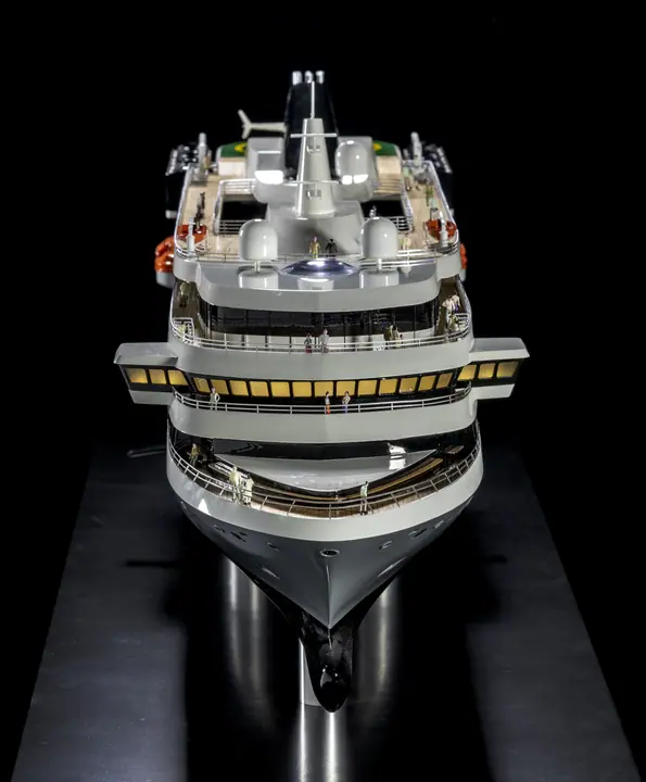 “World Explorer” Cruise Ship – 1:100 scale model by TNBuilt West, view 3