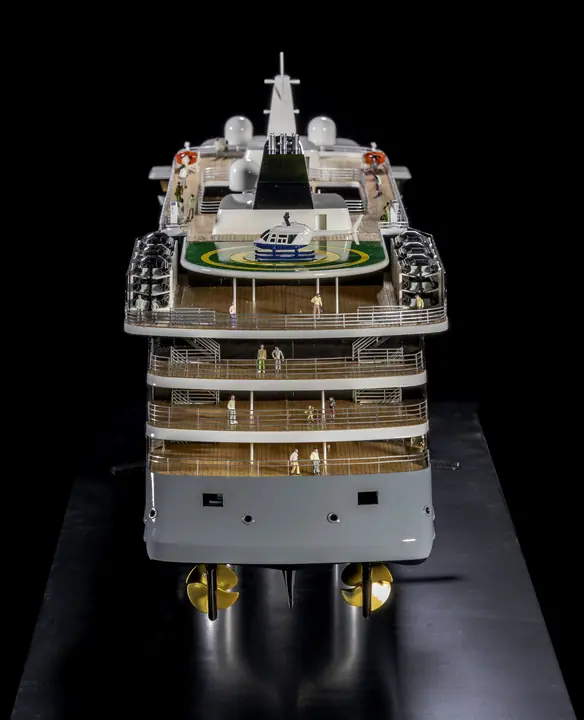 “World Explorer” Cruise Ship – 1:100 scale model by TNBuilt West, view 5