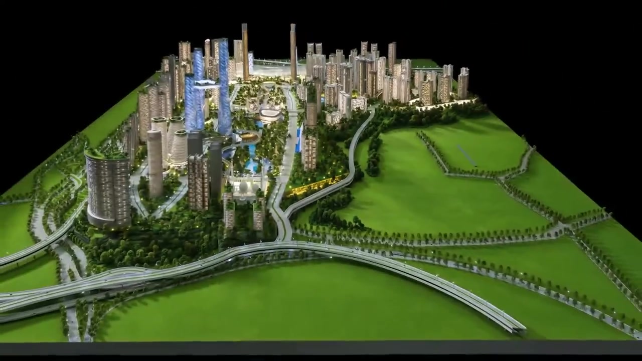 Masterplan scale model by TNBuilt West – still from the TNBuilt West showreel